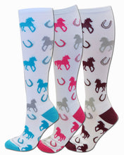 Load image into Gallery viewer, Equestrian Horse Socks