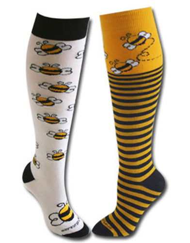 Bee-Stripe Socks